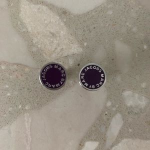 Marc Jacobs purple earrings